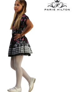 paris hilton collant bimba cotone strass allover white 2